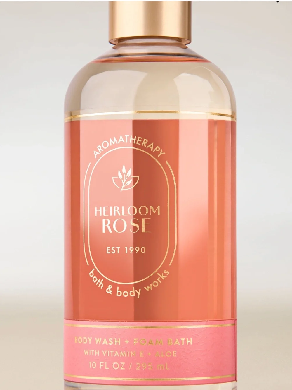 Bath and Body Works Heirloom Rose Body Wash and Lotion Bundle Full Size